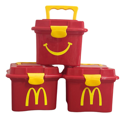 70 Loncheras Cajita Mcdonalds Dulcero Plástico Niños Evento