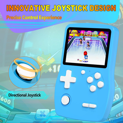 Handheld Game Console Douddy 32-bit W/ 139 Video Games Blue