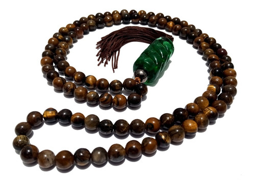 Japamala Olho De Tigre Pedra Natural Proteção Saúde Dinheiro