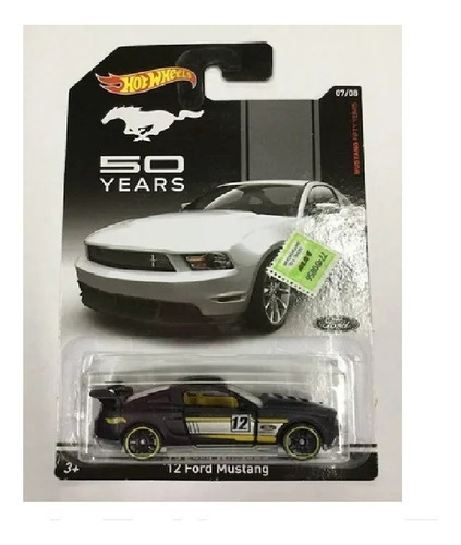 Hot Wheels 50 Years Mattel Ford Mustang 1.64