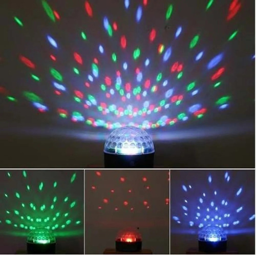 Imagem 6 de 6 de Bola Maluca Led Cristal Rgb Bluetooth Usb Festas Iluminação