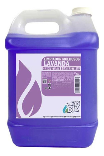 Limpiador Multiusos Aroma Lavanda 5 L Para 100 L Clean Biz®