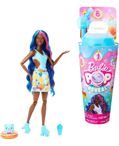 Muñeca Barbie Pop Reveal Serie Frutas Con Vaso Y Accesorios