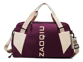 Bolsa Mala de Mão 10kg Feminina de Bordo Viagem Grande Cor Vinho