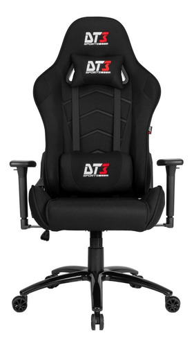 Cadeira Gamer Dt3 Sports Mizano Fabric Tecido Black Cor Preto