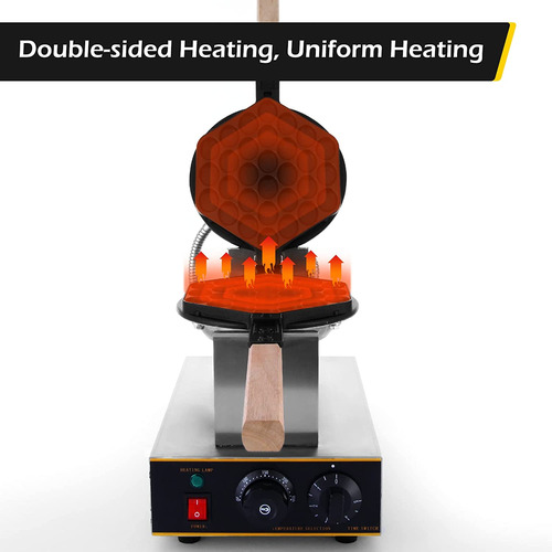 Dyna-living Máquina Para Hacer Gofres De Burbujas 1400w M...