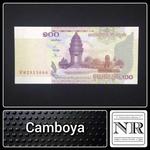 Camboya - Asia - 100 Riels - Año 2001 - Unc - P# 53