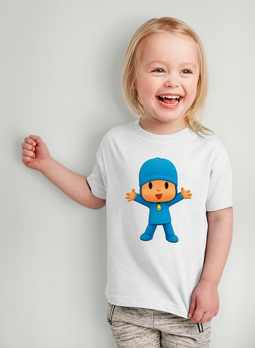 Remera Niño Niña Pocoyó Personalizada Algodón Estampada
