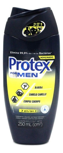 Sabonete Liquido Men 3 Em 1 Protex 250ml