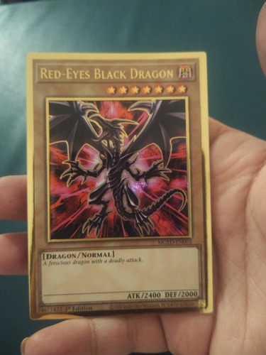 Red-eyes Black Dragón Yugioh Gold