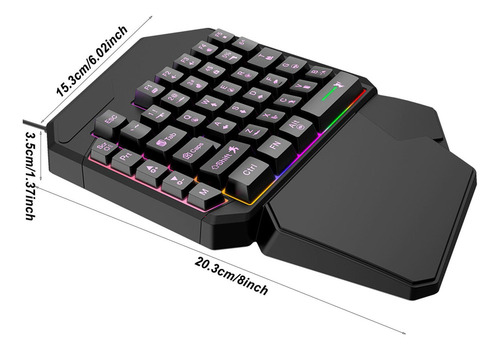 Teclado Mecánico De 1 Mano Teclado De 1 Mano Teclado Program