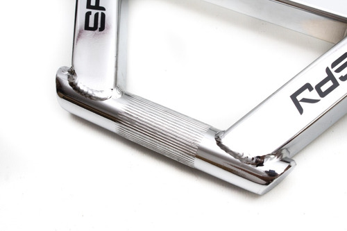 Imagen 3 de 3 de Manubrio 4 Piezas Spy Bmx Cromado Ideal Bmx