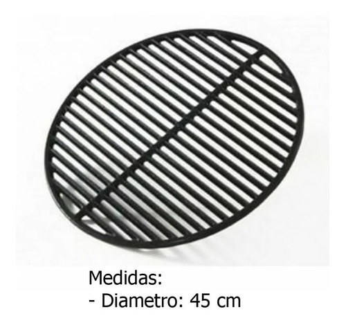 Imagen 2 de 4 de Accesorio Parrilla Fundición Kamado Argentino A. Criollo