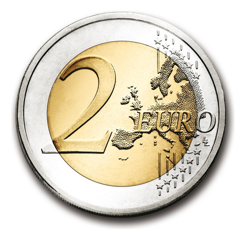 Moeda 2 Euro Comemorativa Luxemburgo 2012 Grão Duques Fc