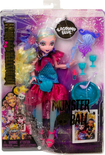 Boneca Monster High Lagoona Blue Monster Ball Festa Hnf71