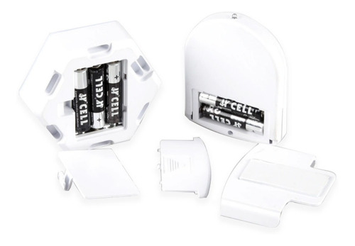 Juego 3 Luces Led Hexagonal Para Ensamble Con Control Remoto