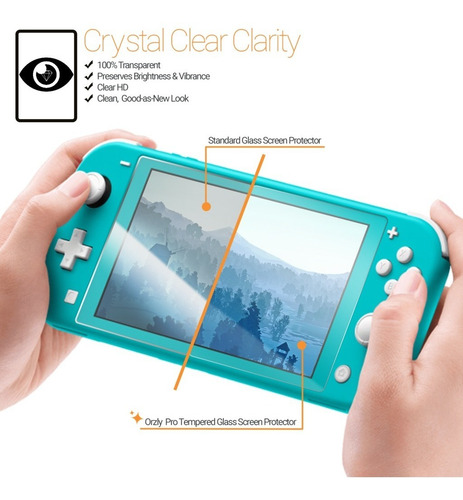 Vidrio Templado Nintendo Switch Lite X1 Pantalla Glass