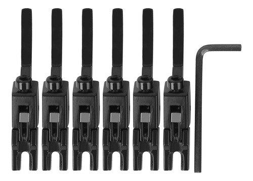 // 6 Peças De Guitarra Elétrica Bridge Saddle Tremolo