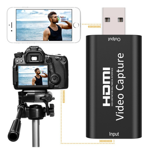 Tarjeta Para Captura De Audio Y Video Jecoo 1080p Usb 2.0