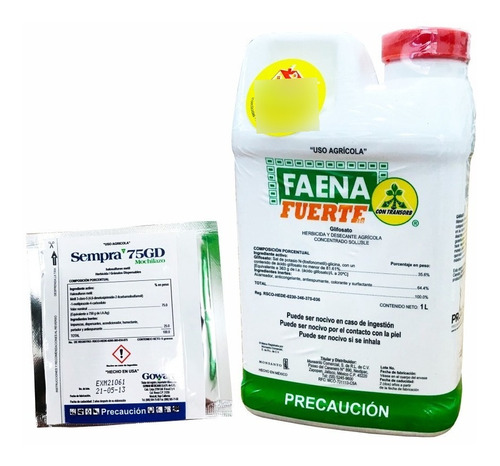 Sempra 6gr Herbicida Selectivo + Faena Fuerte 1 Litro