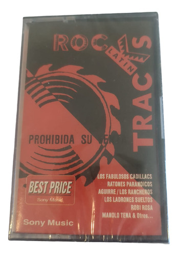 Cassette Rock Latin Tracks Sellado Supercultura 