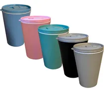 Comprar 50 Vasos Térmicos Con Tapa Personalizados 600 Cc Con Tu Logo