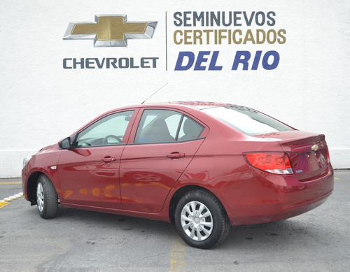 Imagen 3 de 15 de Chevrolet Aveo Lt 2020 Rojo Cereza