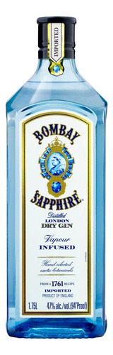 Gin London Dry 1,75 Litros Bombay Sapphire