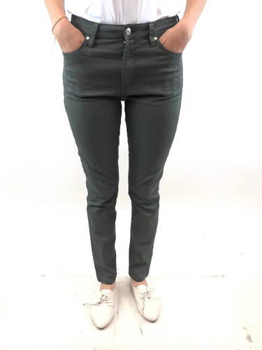 Pantalón Mango De Color Negro S (Usado)
