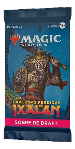 Magic Sobre De Draft X 15 Cartas - Las Cavernas Perdidas De Ixalan, De Wizards Wizards. Editorial Wizards, Tapa Blanda, Edición 1 En Español