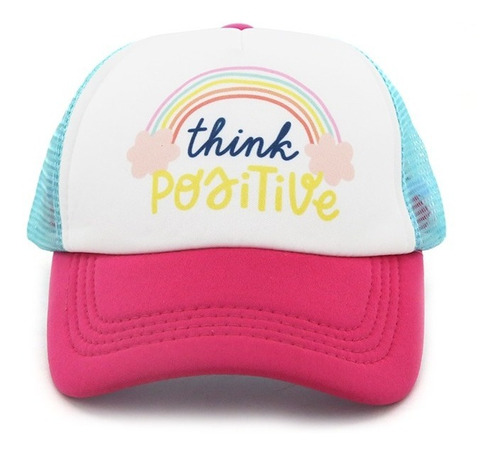 Gorra Nena Infantil Visera Diseño Niña Arco Iris Ajustable 