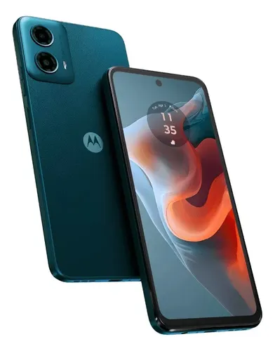 Celular G34 8gb 256gb Verde Oceano + Moto Tag Negro Motorola