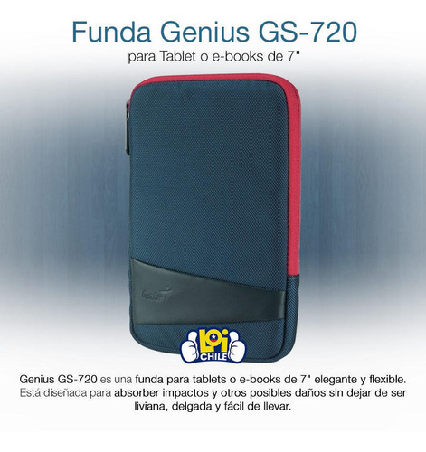Funda Genius Gs-720 Para Tablet O Kindle De 7' Loi Chile
