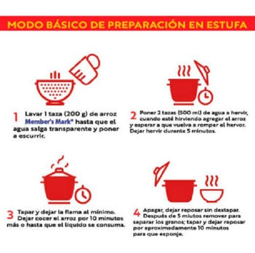 Arroz Member's Mark Grano Largo 3 Kg