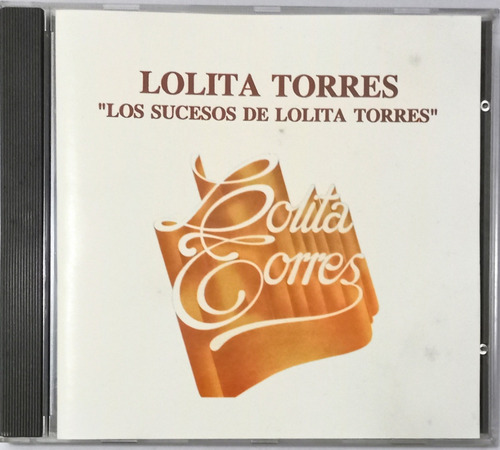 Lolita Torres Cd Los Sucesos De Lolita Torres Impecable