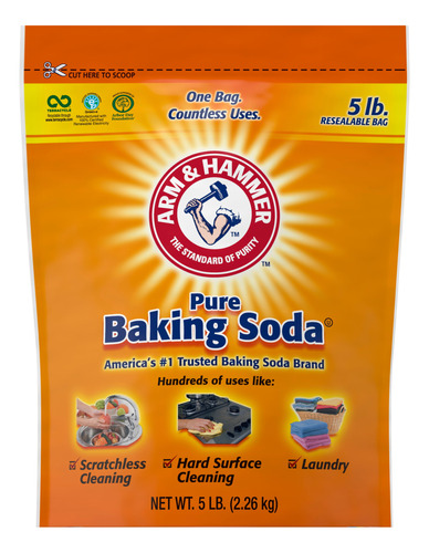 Bicarbonato De Sodio Puro Arm & Hammer De 5 Libras