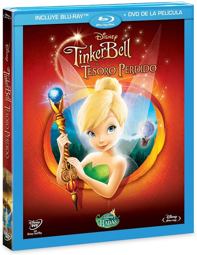 Tinker Bell Y El Tesoro Perdido | Blu Ray + Dvd Nuevo