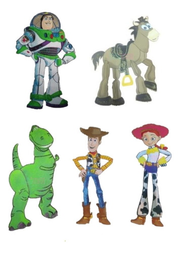 Toy Story. 5 Figuras De 1m Y 24 Figuras De 23 Cm