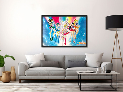 Sailor Moon Poster 54888 90x60 Sailors Scouts Tuxedo Mask