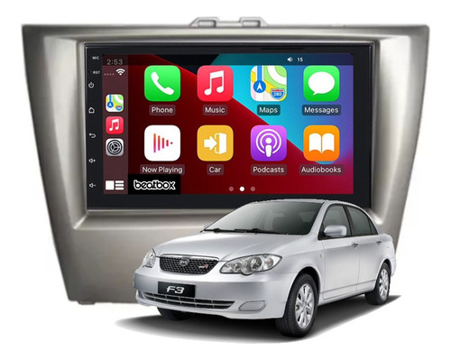 Radio Multimedia Android Kit P/ Byd F3 New Wifi Gps C/camara