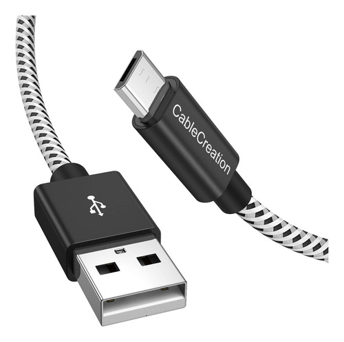 Cablecreation Cable Usb A Micro Usb De 6 Pies, Trenzado Usb2