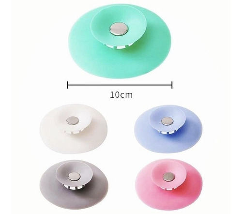 Imagen 3 de 7 de Tapón De Silicona Para Bachas Bañeras Drenaje Flexible