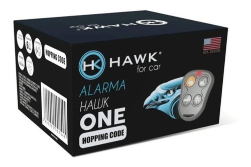 Alarma Auto Hawk One Código Variable Alta Calidad