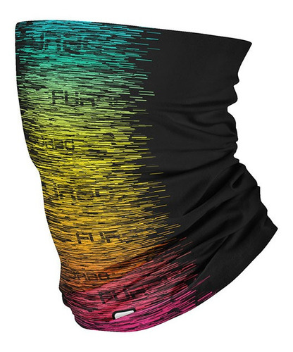 Bandana Furbo Ciclista Proteção Uv Tubular Rainbow Unissex