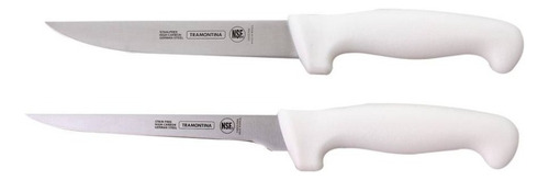 Cuchillos Multiusos Tramontina Profesionales 2 Pzas Color Blanco