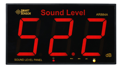 Smart Sensor Ar884a Medidor De Nivel De Sonido Con Pantalla