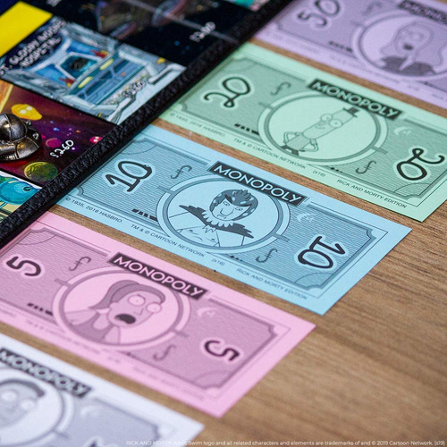 Juego De Mesa Monopoly Rick And Morty +8 Años