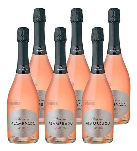 Espumante Alambrado Pinot Rose 750ml Caja X6 Unidades