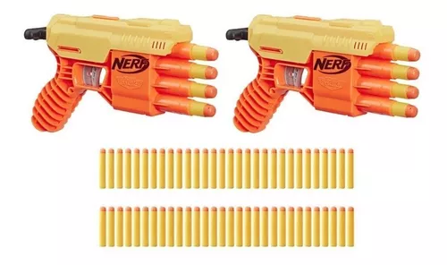 Lança Dardos Nerf Alpha Strike Claw QS-4 com 4 Dardos Fácil Recarga e Uso  F2219 - Hasbro