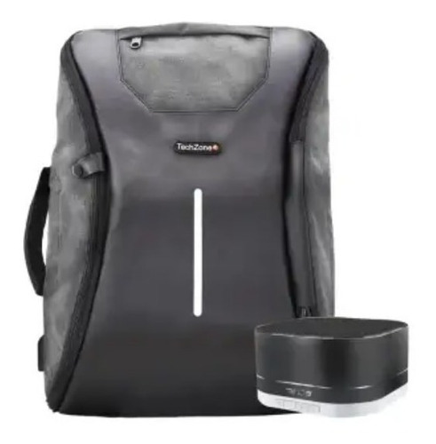 Backpack Corporativa Armstrong Con Puerto Usb Color Gris